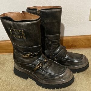 A.S.98 Moto Combat Boots NWOB EU37 US7